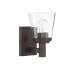 RIELLA 1LT MB VANITY WITH CLEAR SEEDED