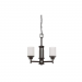 3 LT SOMES CHANDELIER LINEN GLS
