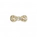 Jewelry for mobile devices Gold Bow