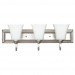 3LT-100W MB SCONCE FRSTD SQUARE MILK GLS