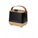 6-Can Mini Personal Fridge Cooler Black