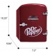 DR PEPPER PORTABLE 6-CAN MINI FRIDGE RED