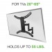 SANUS FULL MOTION 32-65 TV WALL MOUNT