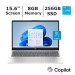 HP 15.6" TOUCH LAPTOP 8GB 256 GB SSD