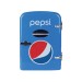 Pepsi MIS133PEP Mini Fridge, BLUE Holds 6 cans or 4 liters (Renewed)