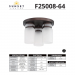 QAIRO 3LT MB FLUSH MOUNT WITH FROSTED SE