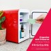 6 CAN MINI BEVERAGE COOLER red