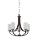 5LT 100W MB DALTON CHANDELIER