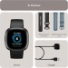 FITBIT VERSA 4 BLACK BUNDLE W/BONUS BAND