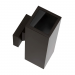 2LT 4IN SQUARE ALUM WALL SCONCE OB
