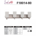 4LT 100W MB DALTON VANITY