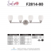 4 LT VANITY OPAL GLASS BSN