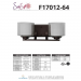 2-LT 100W MB ABBOT VANITY