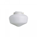 1-13W CFL 8-1/8 SCHOOLHOUSE GLS FAN LT