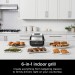 6-IN-1 INDOOR GRILL & 4-QUART AIR FRYER