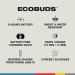 SKULLCANDY ECOBUDS BLACK
