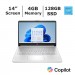 HP 14" LAPTOP 14-DQ6957NR 4GB 128GB