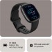 FITBIT VERSA 4 BLACK BUNDLE W/BONUS BAND