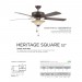 LED 52IN HERITAGE SQ FAN 3LT ORB