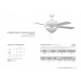 Luminance Valore 52In Ceiling Fan White