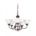 5 LT HANGING FIXTURE 5-100W RB