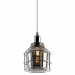 1LT 60W MB PLOVER SMOKY GLASS MINI-PENDA