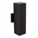 2LT 4IN SQUARE ALUM WALL SCONCE OB