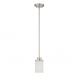 1 LT SOMES MINI PENDANT LINEN GLS