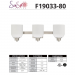 3 LT QUARTZ VANITY OPAL GLS
