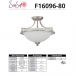 3-LT 100W MB PRESTON SEMI FLUSH
