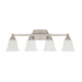 Nara Four Lights Vanity Bright Satin Nickel