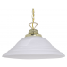 16IN 1LT FAUX ALBTR PENDANT PB