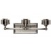 ESQUIRE 3LT VANITY WITH CLEAR GLASS MB