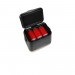 6-Can Mini Personal Fridge Cooler Black