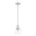 RIELLA 1LT MB MINI PENDANT WITH CLEAR