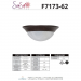2LT-60W MB TWST-ON SATIN OPAL FLUSH