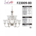 9 LT 60W MB VALARE TWO-TIER CHANDELIER