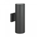 2LT 5IN ROUND ALUM WALL SCONCE