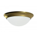 Sunset Lighting F7179-10 3-Light 180W 16" Wide Flush Mount Ceiling Fixture - Polished Brass
