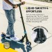 Swagger 8 Folding Kids E-Scooter Blue