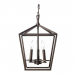 3LT 12IN 60W CB CAGE PENDANT