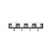 Sunset Lighting 4-Light 100W Vanity Square Milk Glass, Oiled Bronze Finish F3684-44