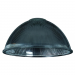 15IN RIBBED DOME GLASS CLR 1-5/8 IN CENT