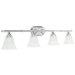 4 LT BATH SCONCE FAUX ALBTR PC