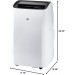 10K BTU ASHRAE Portable AC