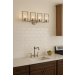 PRESTIGE 4LT WALL SCONCE WITH CLEAR GLAS