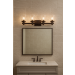 RIELLA 4LT MB VANITY WITH CLEAR SEEDED G