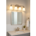 Nara Four Lights Vanity Bright Satin Nickel