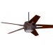 Emerson Luxe Eco Modern Ceiling Fan 6-Speed Wall Control with 54" Walnut Blades - CF550LORBB550WA 