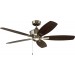 Emerson Lindell 52" Antique Pewter Ceiling Fan w/ LED Light - Charcoal / Timber Gray Blades CF825AP 